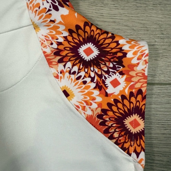 Oxford Golf large Sleeveless Polo Classic Zip Neck Wicking Antimicrobial women - Picture 2 of 4